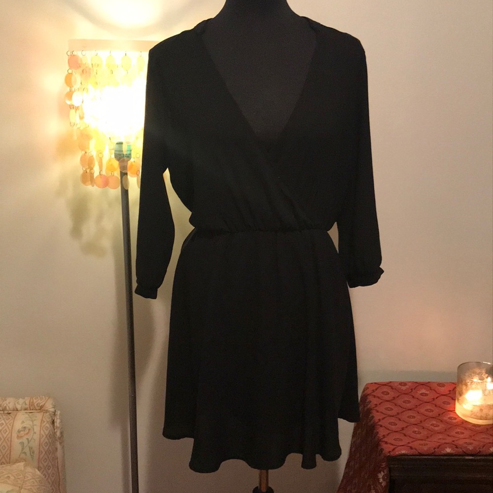 Long Sleeve Black Dress